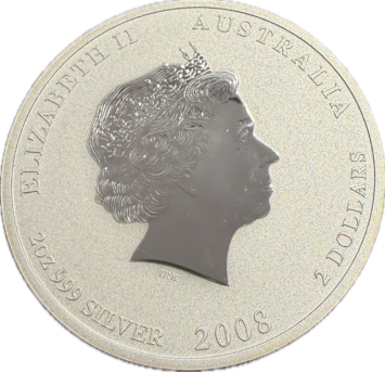 Australië Lunar 2 Muis 2008 2 ounce silver