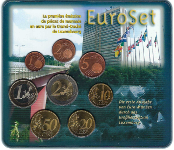 BU set Luxemburg 2002 b acier