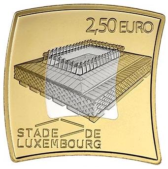 Stade de Luxembourg 2,5 euro Luxemburg 2022 Proof in blister