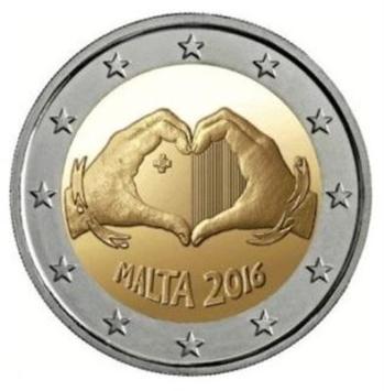Malta 2 euro 2016a Liefde UNC