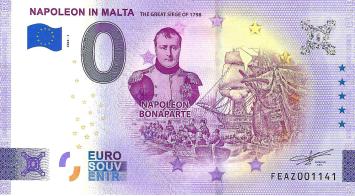 0 Euro Malta 2023 Napoleon in Malta