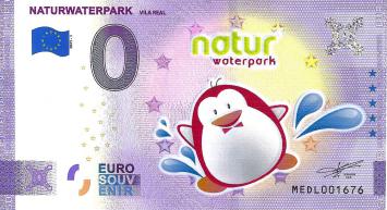 0 Euro biljet Portugal 2021 - Naturwaterpark Vila Real KLEUR
