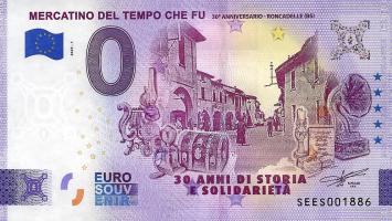 0 Euro biljet Italië 2023 -  Mercantino del tempo che fu