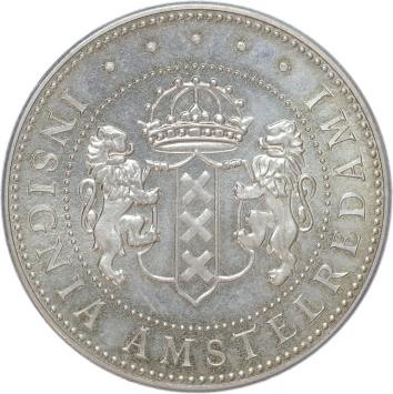 Mokum 5 florin silver 1975 Amsterdam 700 years