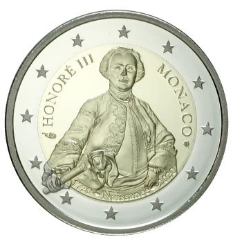 Monaco 2 euro 2020 Honoré III Proof