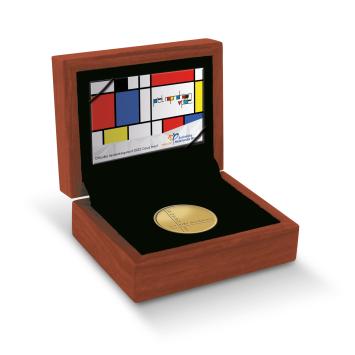 Piet Mondriaan 10 euro goud 2022 herdenkingsmunt proof