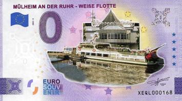 0 Euro biljet Duitsland 2023 - Mulheim an der Rurh - WeiBe Flotte KLEUR
