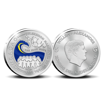 Curaçao 5 Gulden ‘The Blue Wave’  