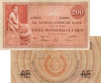 200 gulden 1921 Grietje Seel 133-3a