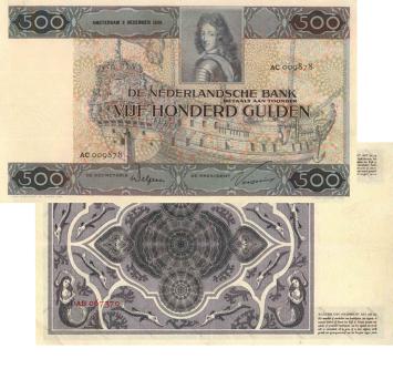 500 gulden 1930 Stadhouder Willem III 143-1
