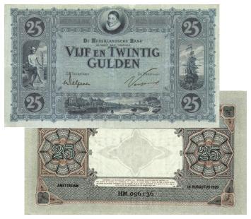 25 gulden 1927 Willem van Oranje 74-1