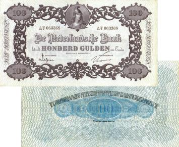 100 gulden 1860 Bankbiljet 114-10
