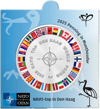 Nederland 2025 Holland Coin Fair Navo-top penning in munthouder en penning KNM