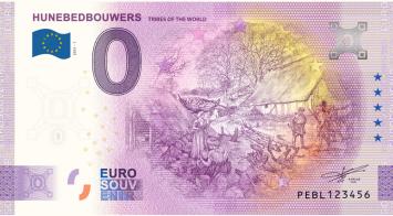 0 Euro biljet Nederland 2021 - Hunebedbouwers ANNIVERSARY