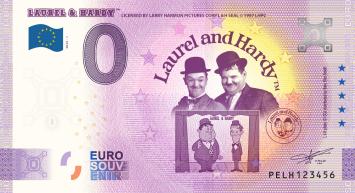0 Euro biljet Nederland 2024 Laurel & Hardy - Theatre