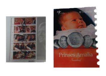 Numisbrief Prinses Amalia 2003 (10 euro zilver en Postzegelvelletje)