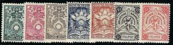 Nederlands Indië NVPH nr. BK1/7 Brandkastzegels 1921 ongebruikt