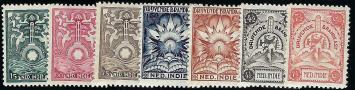 Nederlands Indië NVPH nr. BK1/7 Brandkastzegels 1921 postfris