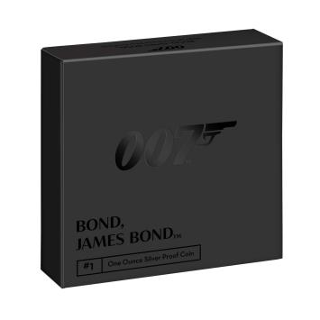 James Bond 2 Pound 1 ounce 2020 zilver proof Verenigd Koninkrijk