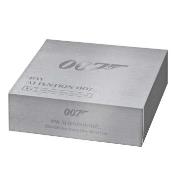 James Bond 2 Pound 1 ounce 2020 zilver proof Verenigd Koninkrijk