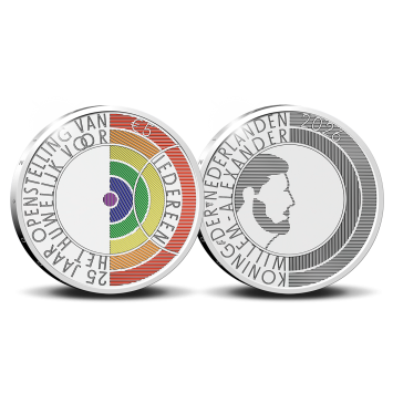 Openstelling huwelijk 5 euro zilver 2026 herdenkingsmunt proof