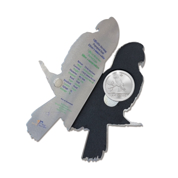 Papegaai Duit Zilver - 2 ounce