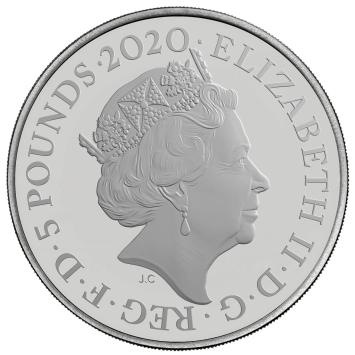 James Bond 5 Pound BU 2020 Verenigd Koninkrijk