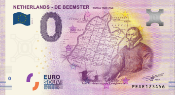0 Euro biljet Nederland 2019 - De Beemster #005000