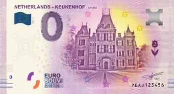 0 Euro biljet Nederland 2019 - Keukenhof Castle #000000