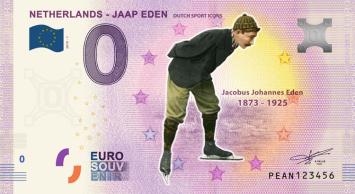 0 Euro biljet Nederland 2019 - Jaap Eden KLEUR
