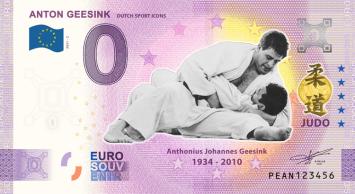 0 Euro biljet Nederland 2021 - Anton Geesink KLEUR