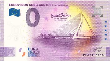 0 Euro biljet Nederland 2020 - Eurovisie Songfestival Rotterdam #001111