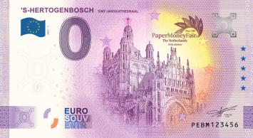 0 Euro biljet Nederland 2021 - ‘s-Hertogenbosch Sint-Janskathedraal Anniversary