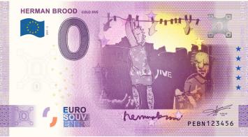 0 Euro biljet Nederland 2021 - Herman Brood Cold Jive ANNIVERSARY