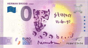 0 Euro biljet Nederland 2023 - Herman Brood Stoney LIMITED EDITION FIP#86