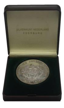 Penning 1979 zilver koningin Juliana 70 jaar