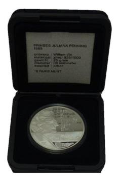 Penning 1989 zilver Prinses Juliana proof