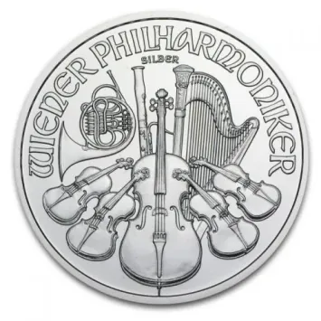 Oostenrijk Philharmoniker 2023 1 ounce silver