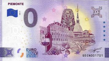 0 Euro biljet Italië 2023 - Piemonte