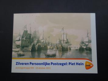 Zilveren postzegel Piet Hein 2011