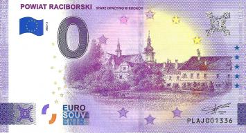 0 Euro biljet Polen 2022 - Powiat Raciborski Stare Opactwo W Rudach