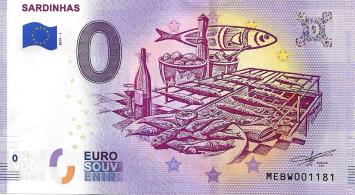 0 Euro biljet Portugal 2019 - Sardinhas