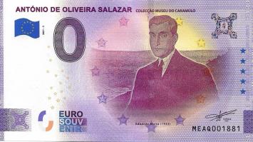 0 Euro biljet Portugal 2021 - António de Oliveira Salazar