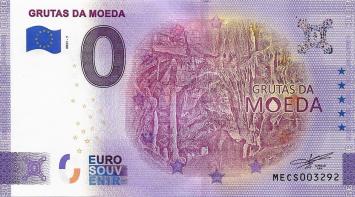 0 Euro biljet Portugal 2021 - Grutas Da Moeda