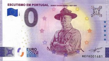0 Euro biljet Portugal 2022 - Escutisma em Portugal