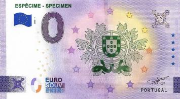 0 Euro biljet Portugal 2022 - Espécime - Specimen