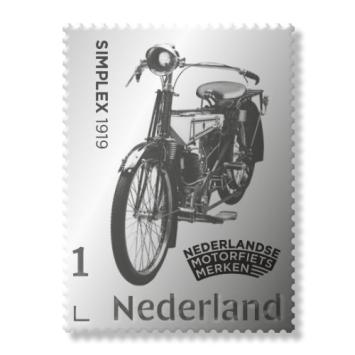 Silver stamp Dutch Motorcycle brands Simplex 1919 2025
