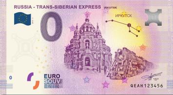 0 Euro biljet Rusland 2019 - Trans-Siberian Express III Irkutsk
