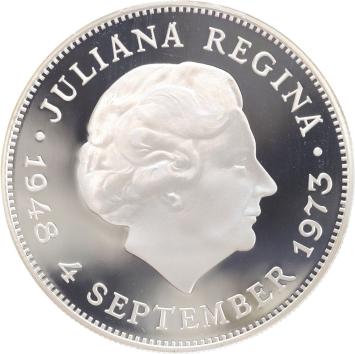 Replica 10 Gulden 1973 Juliana in Zilver