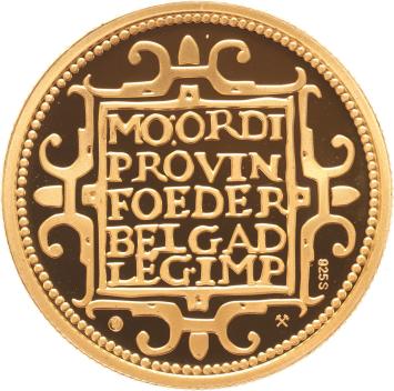 Replica Gouden Dukaat 1586 in Verguld Zilver